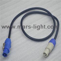 Power cord with blue-white plug