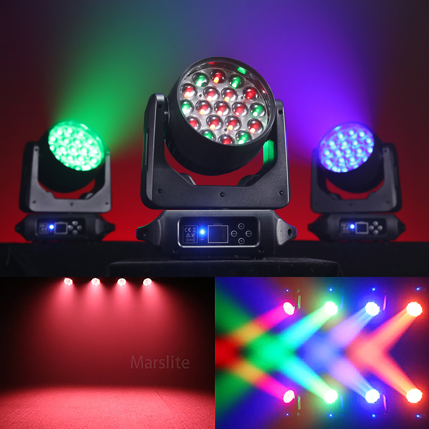 19x15w Wash Moving Head Zoom Dj Club Stage Light Led Moving Head Wash