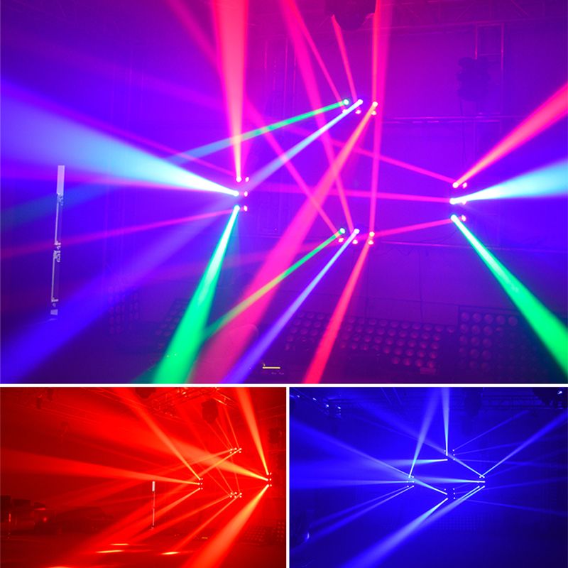 6x10W RGBW Led Spider Beam Moving Head Lights