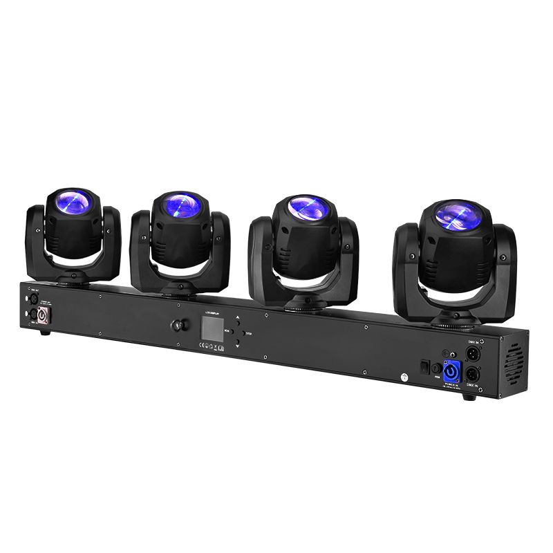 4x32w Rgbw Led Dj Party Luces Rotation Moving Head Stage Lighting