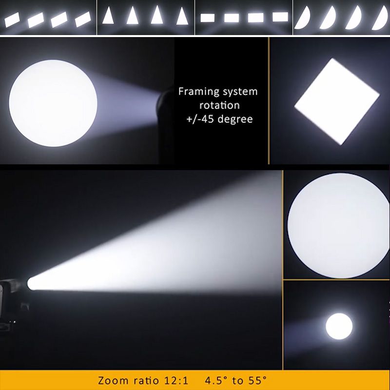 480W Led Profile Light CMY+CTO Framing Moving Head Light