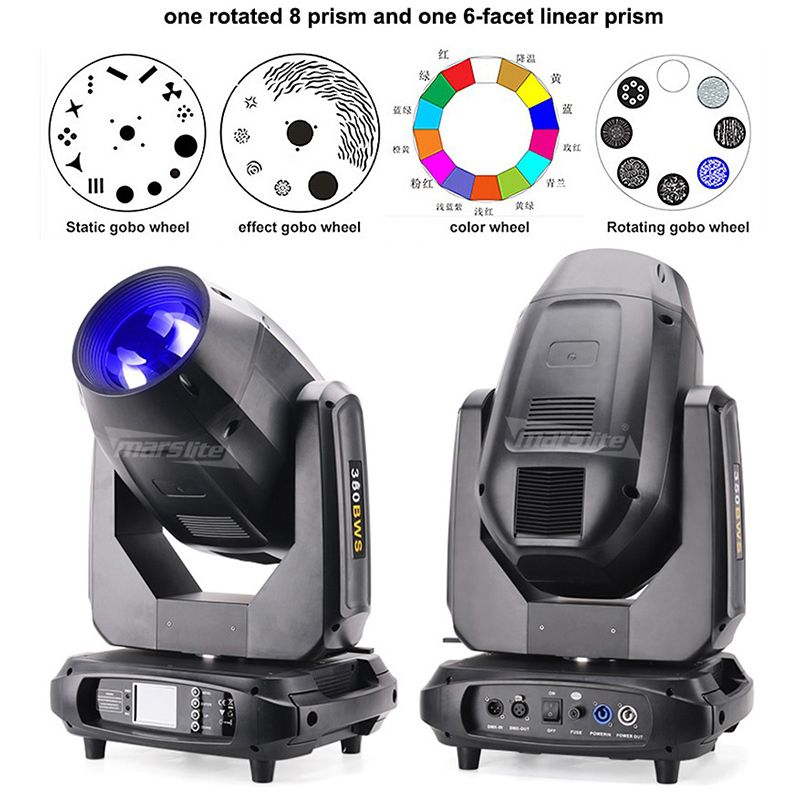 380w 17r Beam Spot Wash Moving Head Light