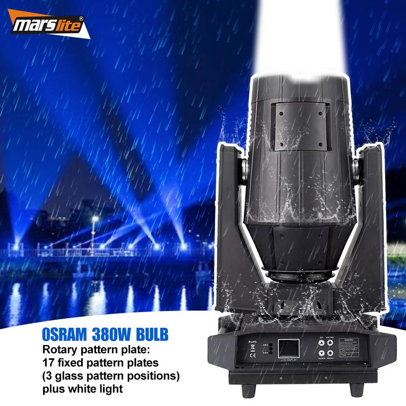 380W waterproof moving head light Pro ip65 moving head sky beam