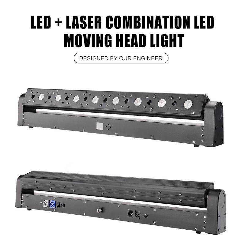 Red Laser+3W Beam Amber Led Combination Moving Head Bar