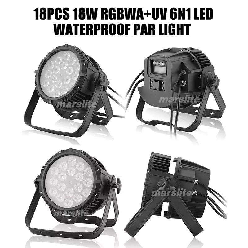 IP65 18x18w Par Light RGBWA+UV Waterproof Outdoor Concert Park Led Par Light