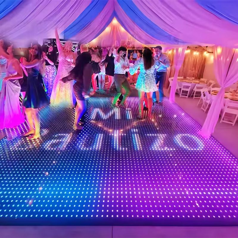 Led Video Dance Floor Dj Lights Portable Matrix Panel Piste De Danse Lumineuse Led Digital Pixel Floor