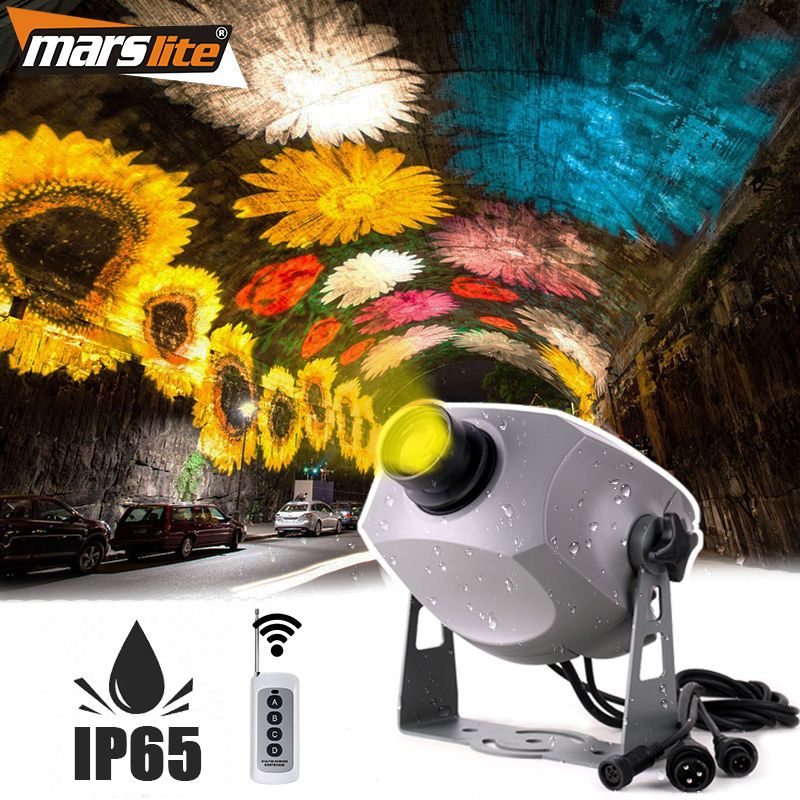 150W Gobo Projector IP65 Outdoor Custom Logo Rotating Led Advertising Projector Light