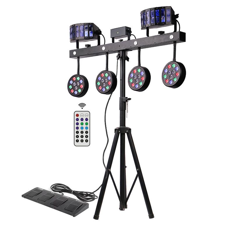 Portable Dj Lights Disco Dj Equipment Gig Bar Luces Para Discoteca Led Bar Stage Lighting With Stand