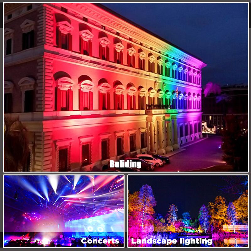 Double Led city color 1200w RGBW IP65 Waterproof light Outdoor Architectural Flood Wall Washer city color light