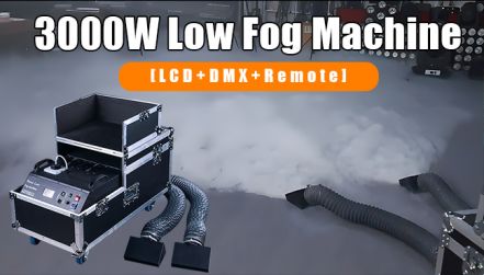 3000Watt low water fog machine, with water base fog and water liquid