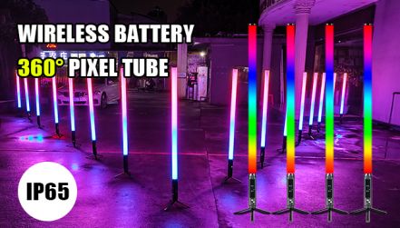 Battery Led Tube IP65 Wireless DMX Night Club DJ Light