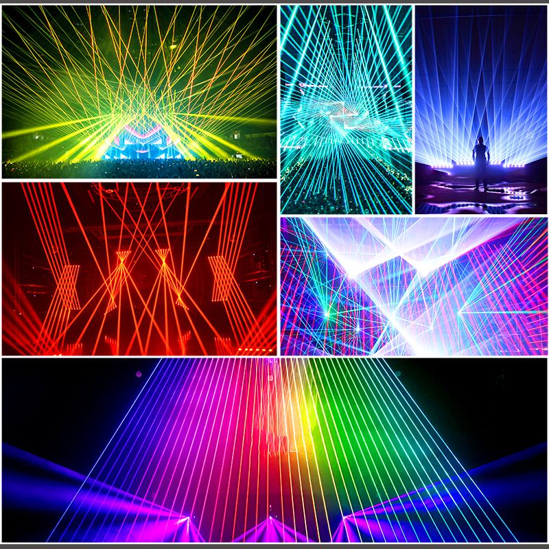 RGB Six Eye Laser Swing Laser Moving Head Club Dj Light