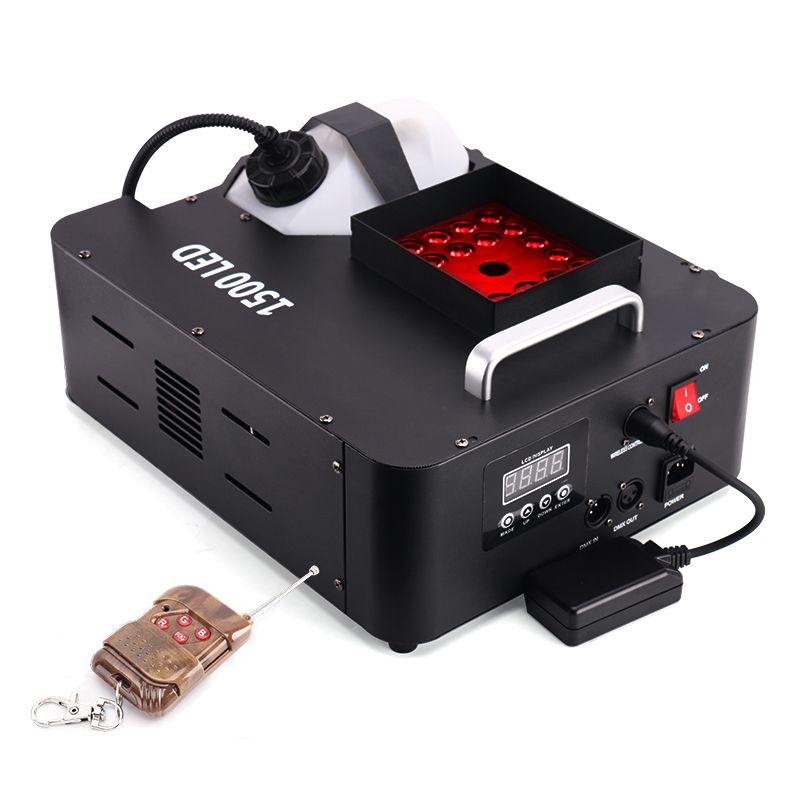 DMX IR Remote Control 1500w RGB Led Smoke Fog Machine