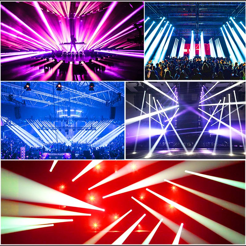 LED Beam+Ring Effect DJ Club Moving Head Light