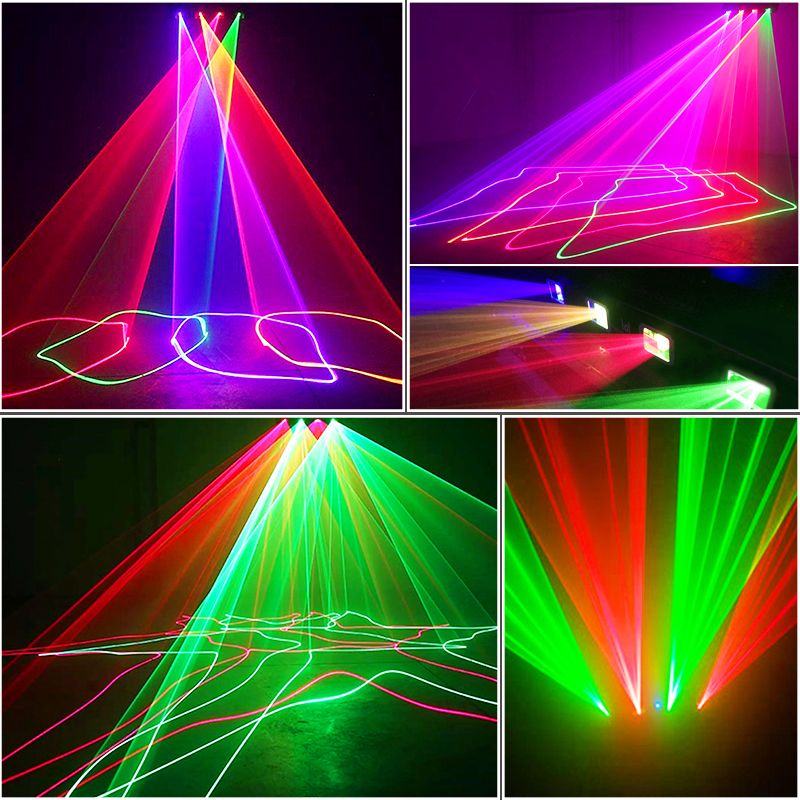 4 eyes rgb animation laser light bar dj disco club party lazer light