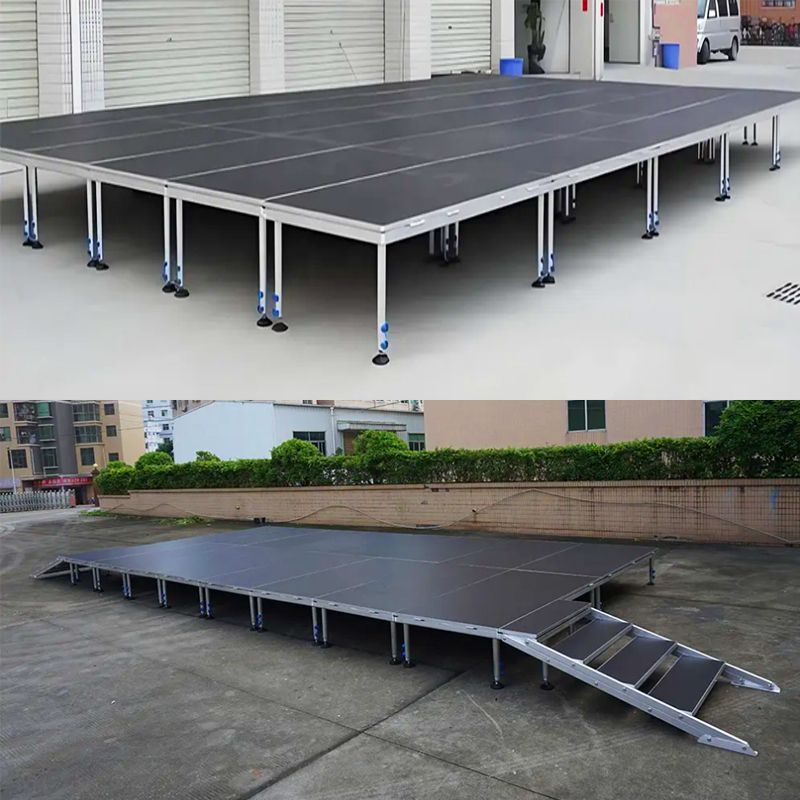 Portable Stage Platform Aluminum Stage Deck Outdoor Stage Podium For Concert Events Wedding