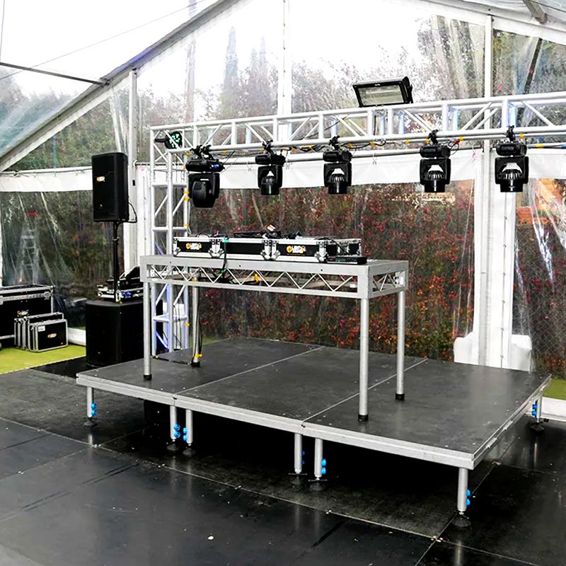 Portable Stage Platform Aluminum Stage Deck Outdoor Stage Podium For Concert Events Wedding