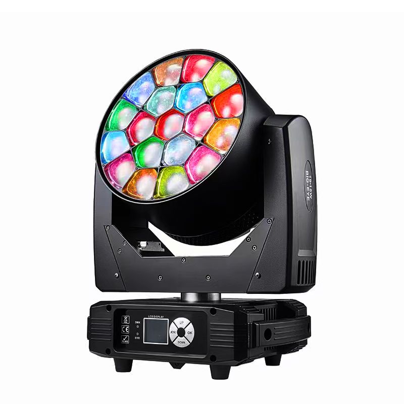 19x15w Big Bee Eye Moving Head Lights RGBW Led Bee Eye Effect Dj Light