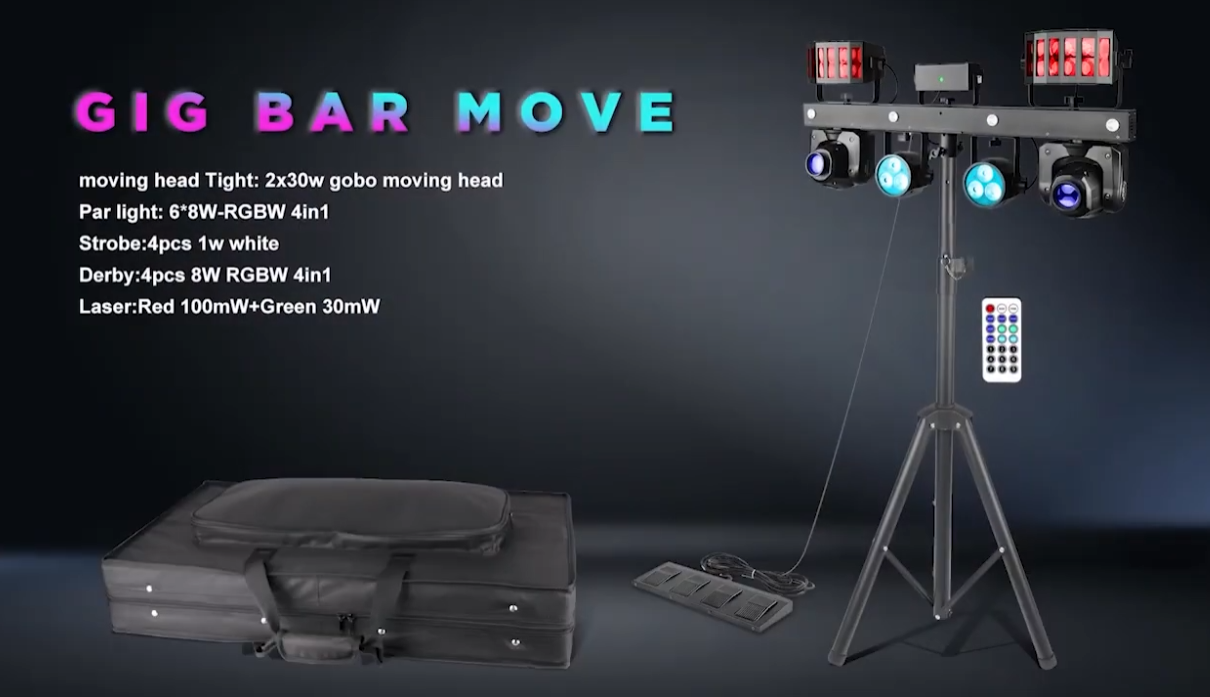 Gig Bar Move Dj Lighting Stand Portable Dj Set Disco Equipment Luces Dj Lights